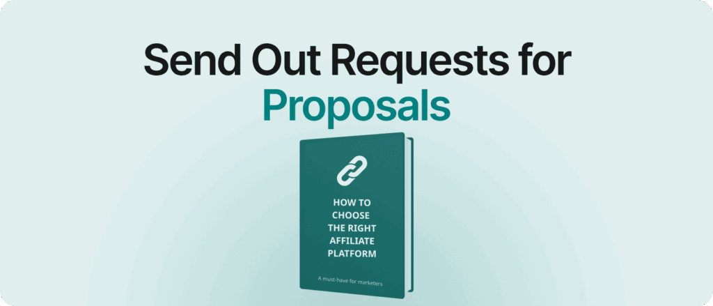 Platform Pick 6: Send Out Requests for Proposals
